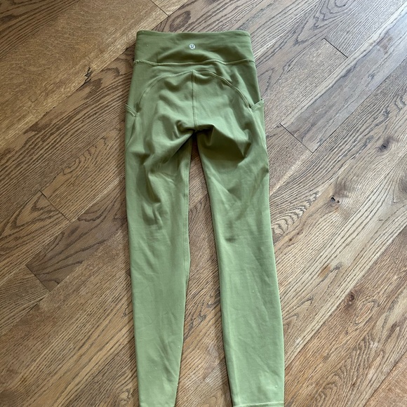 Like new Willow green Lululemon Invigorate High Rise Legging 25” - Picture 3 of 6